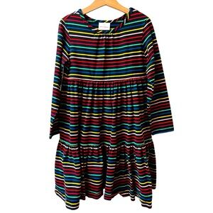 Hanna Andersson Girls Organic Cotton Long Sleeve Dress